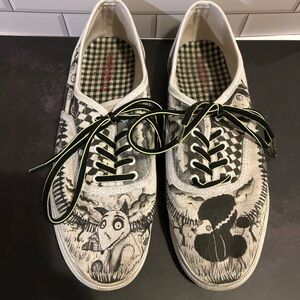 Custom Handpainted /Drawn Frankenweenie Sneakers Shoes Women's Sz 9
